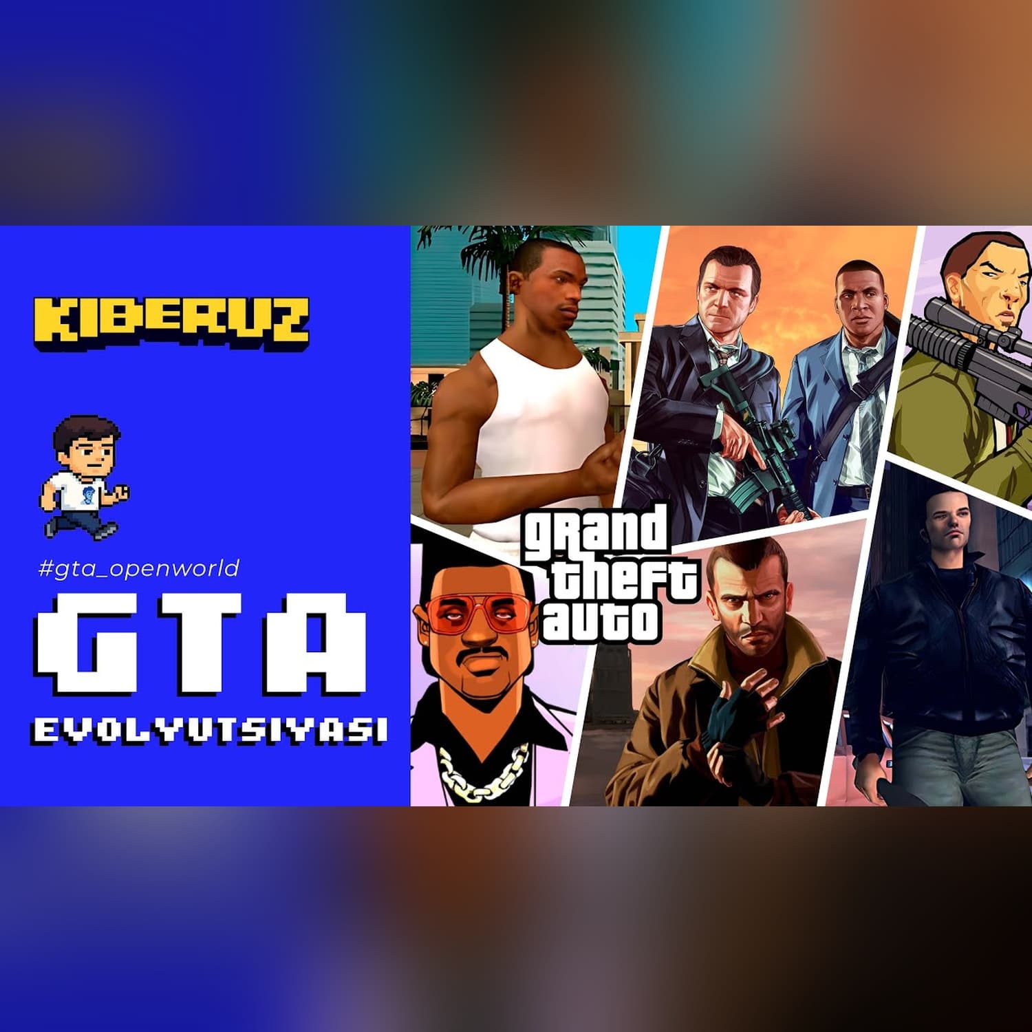 GRAND THEFT AUTO: TO'LIQ EVOLYUTSIYA | 2D'dan GTA 6'gacha Bo'lgan Shonli Yo'l