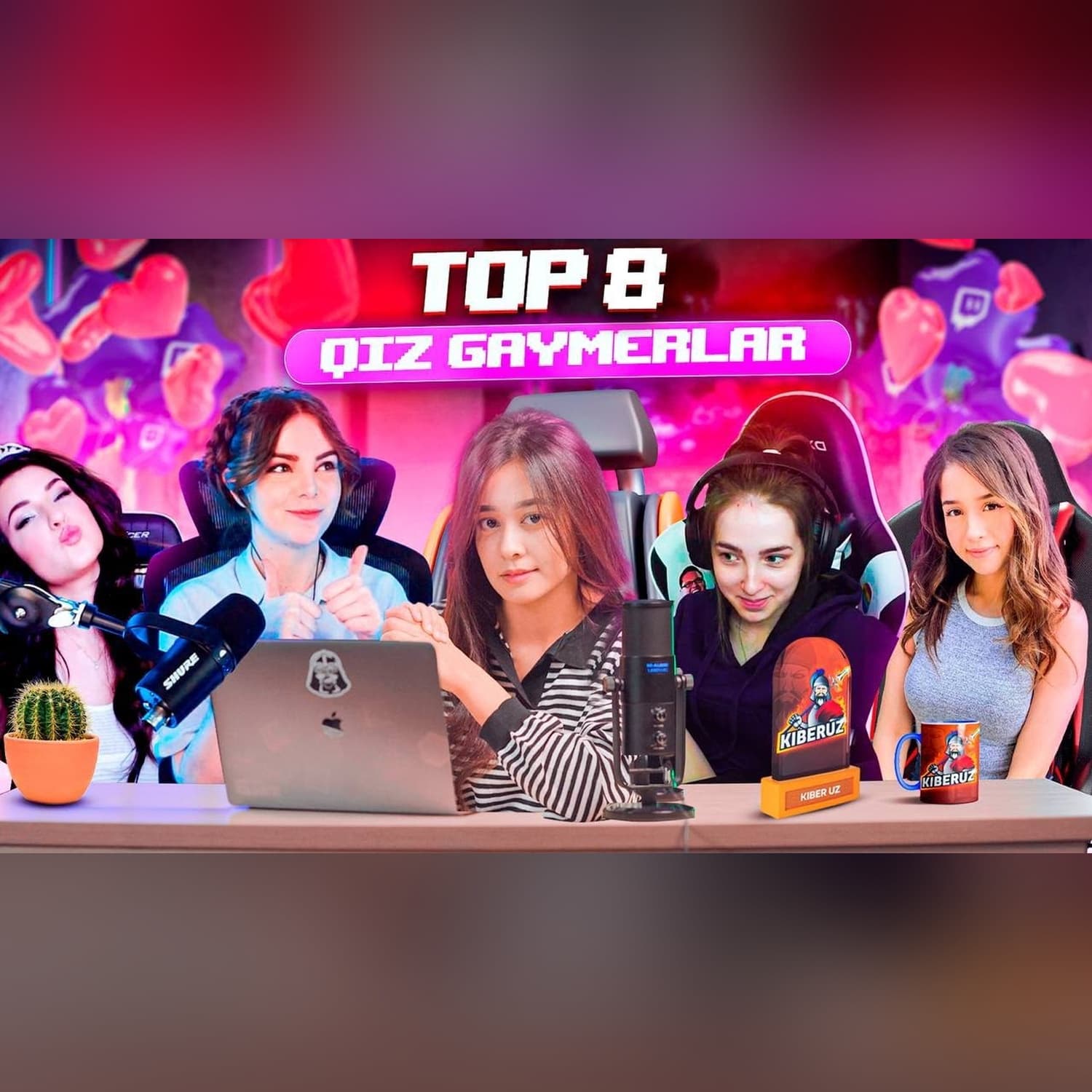 TOP - 8 Qizbola Gamerlar | CSGO yoki Dota 2da o'gil bollardan yaxshimi?