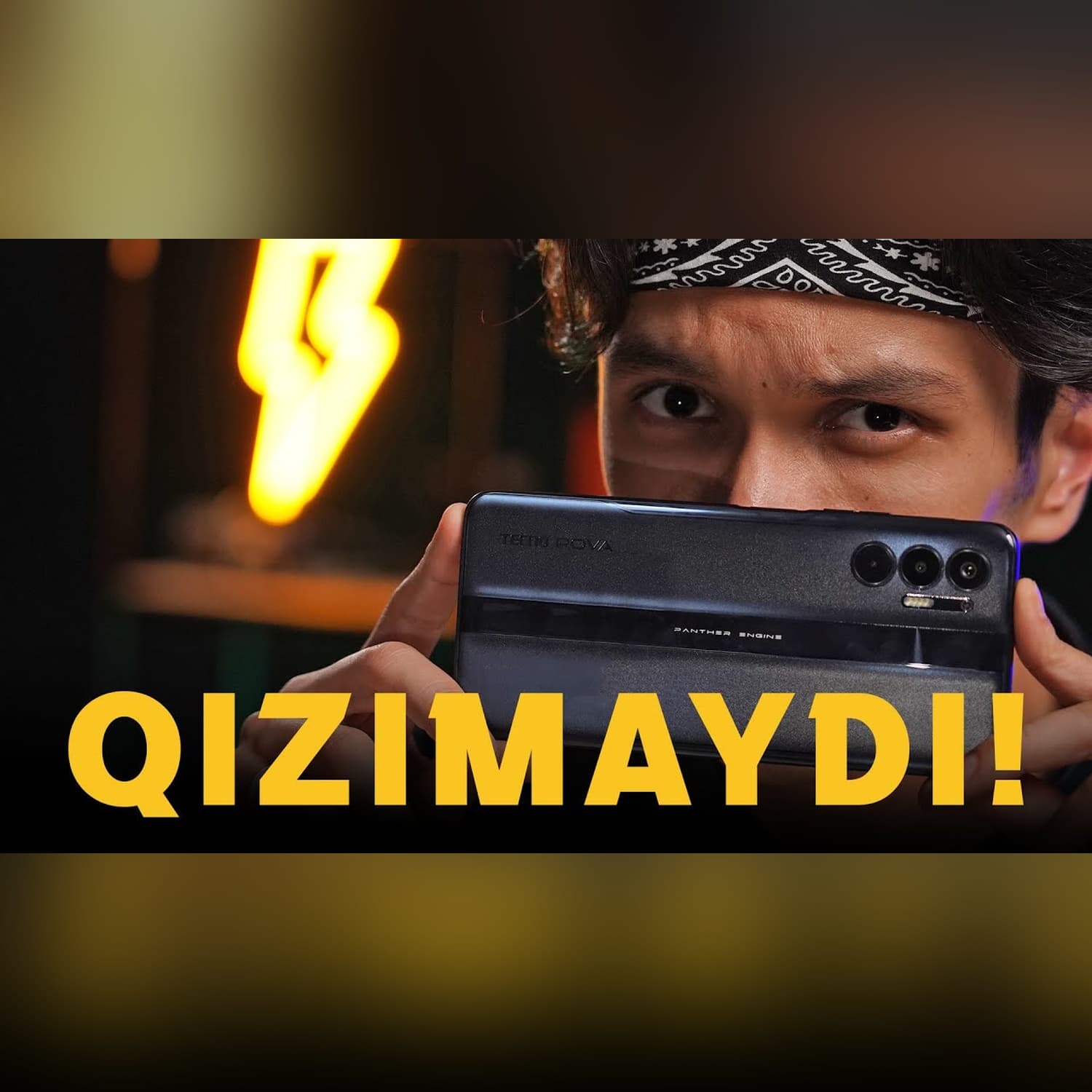 O'yin uchun qizimaydigan telefon! - TECNO POVA 3 |  @KIBER UZ  x  @KUNDUZIY
