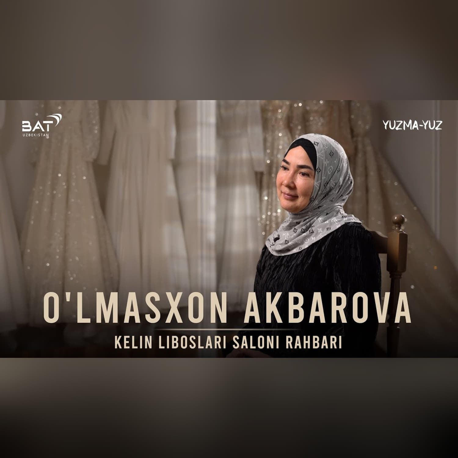 O'lmasxon Akbarova kelin ko'ylaklari biznesi, to'ylar, ixchamlashgan liboslar haqida | Yuzma-yuz